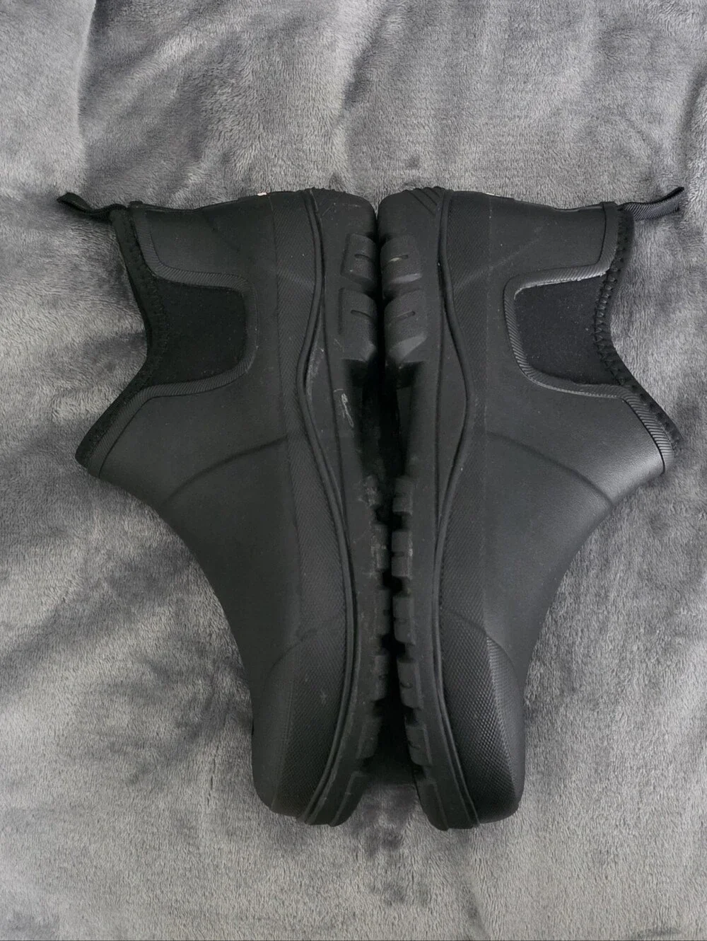 Staheekum Men's Waterproof Ankle Rain Boots Black Size 11